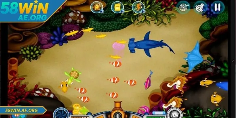 Rất nhiều game bắn cá 58WIN hot hit hiện nay