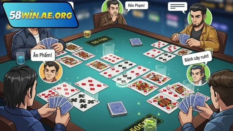 Các hình thức game bài Phỏm trực tuyến phổ biến